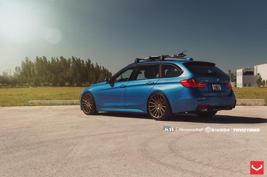  BMW 328i Touring on Vossen Wheels (VFS2) 2015 года  (фото 2 из 12)